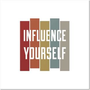 Influence Yourself Social Media Key Influencer Posters and Art